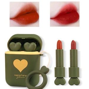 2pcs/set Waterproof Matte Lipstick Set Long Lasting and Moisturizing